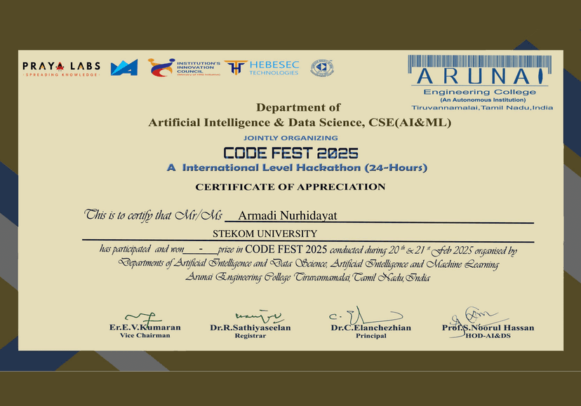 CODE FEST'25 HACKATHON